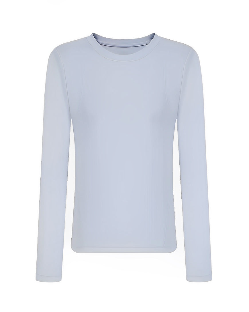 クルーネック ロングTシャツ