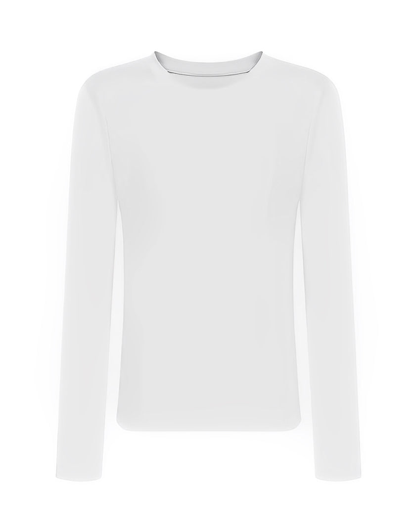 クルーネック ロングTシャツ