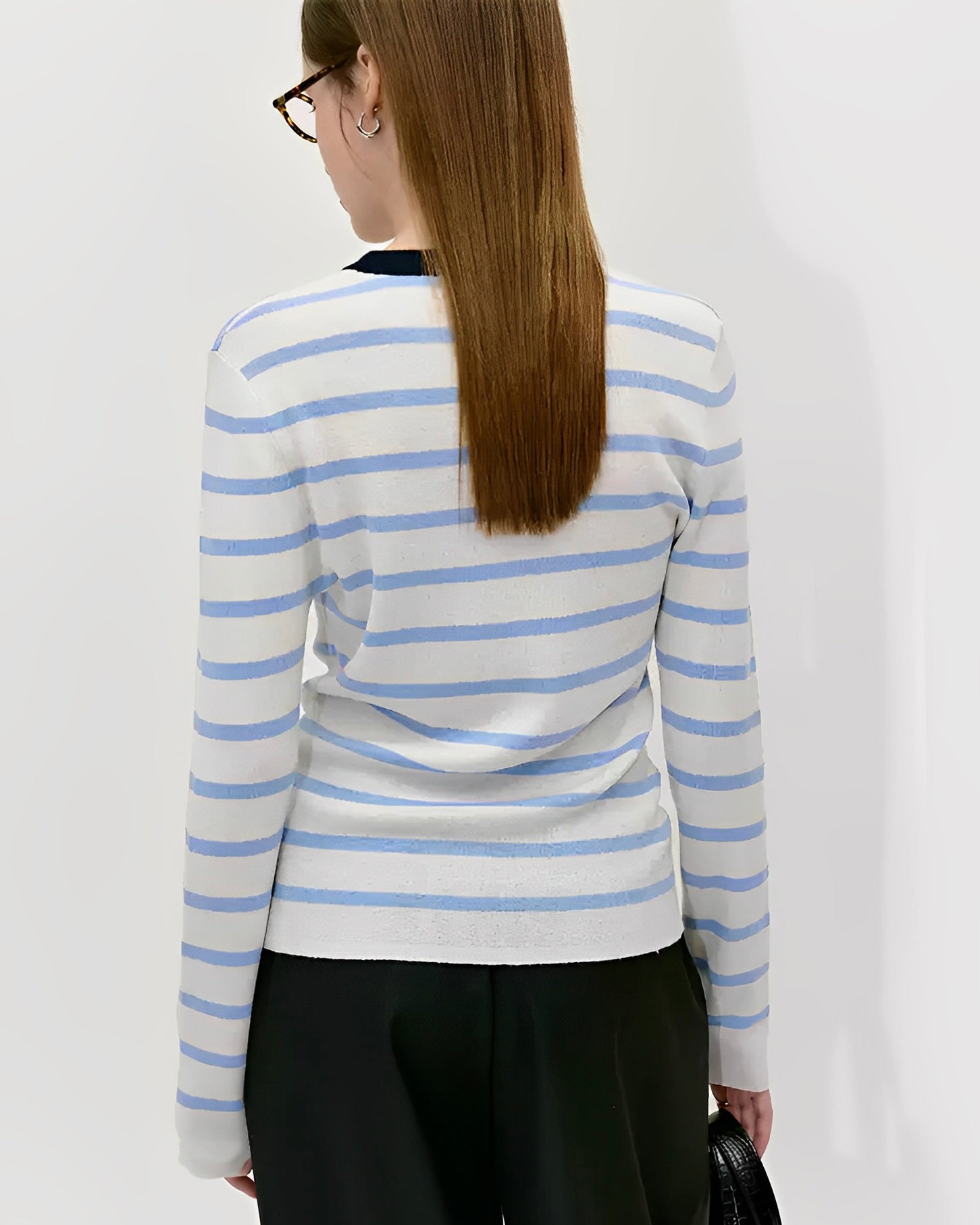 ハートポイント ボーダーニットTシャツ