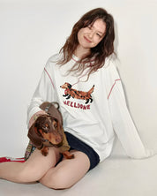 ステッチデザイン ロングTシャツ