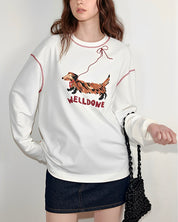 ステッチデザイン ロングTシャツ