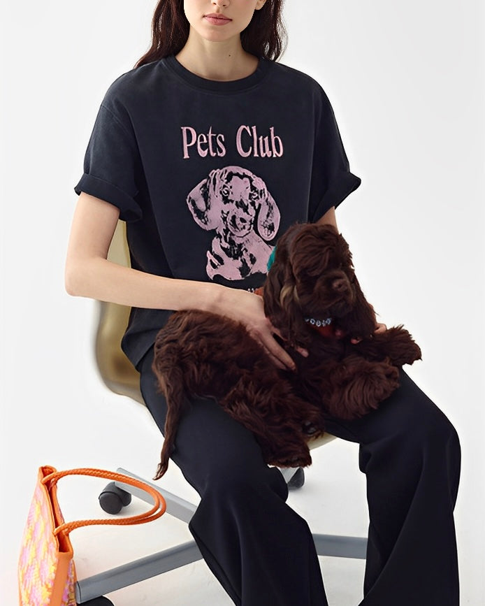 『Pets Club』ロゴTシャツ