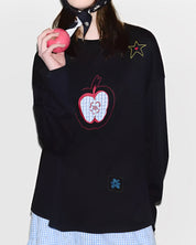 アップルデザイン ロングTシャツ