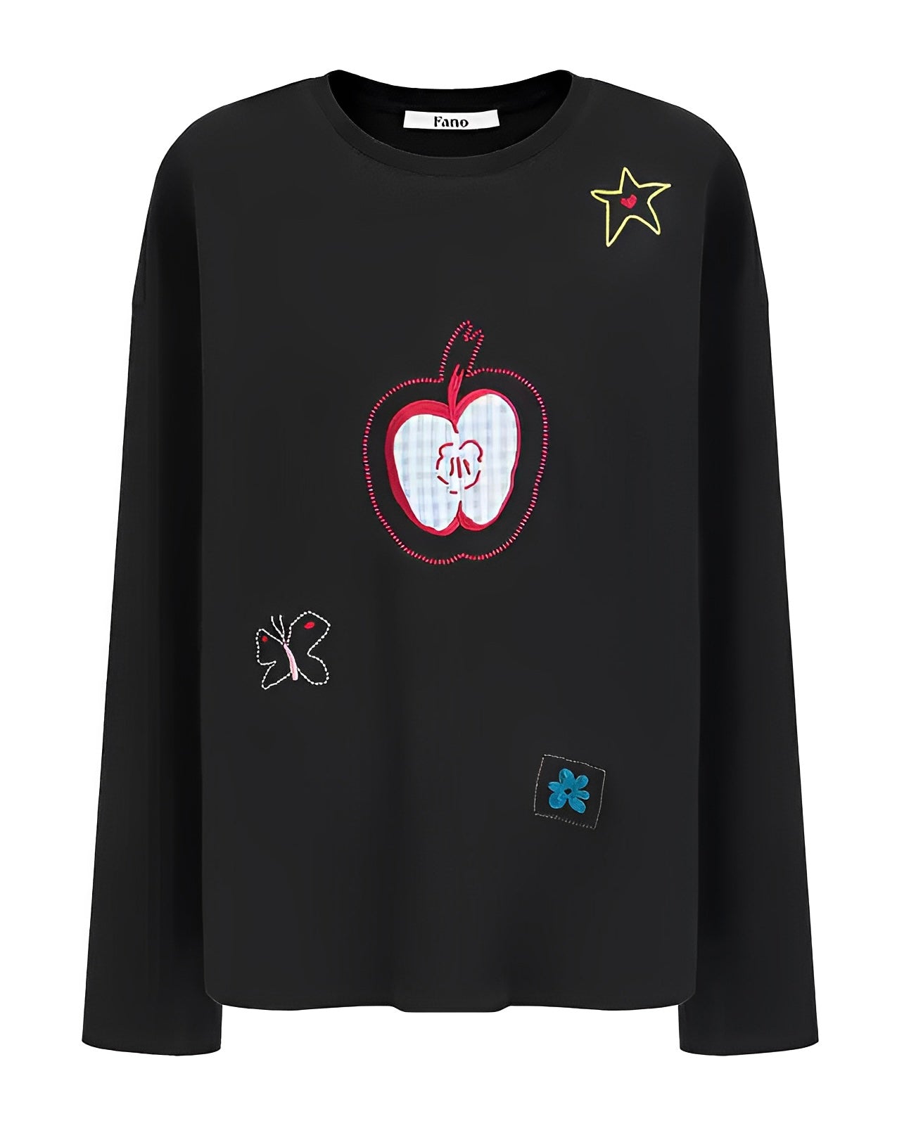 アップルデザイン ロングTシャツ