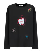 アップルデザイン ロングTシャツ